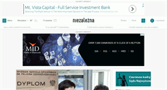 Desktop Screenshot of niezalezna.pl